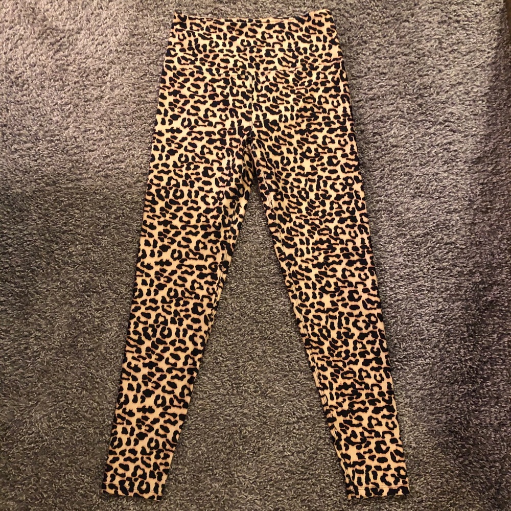 High waist leopard print leggings